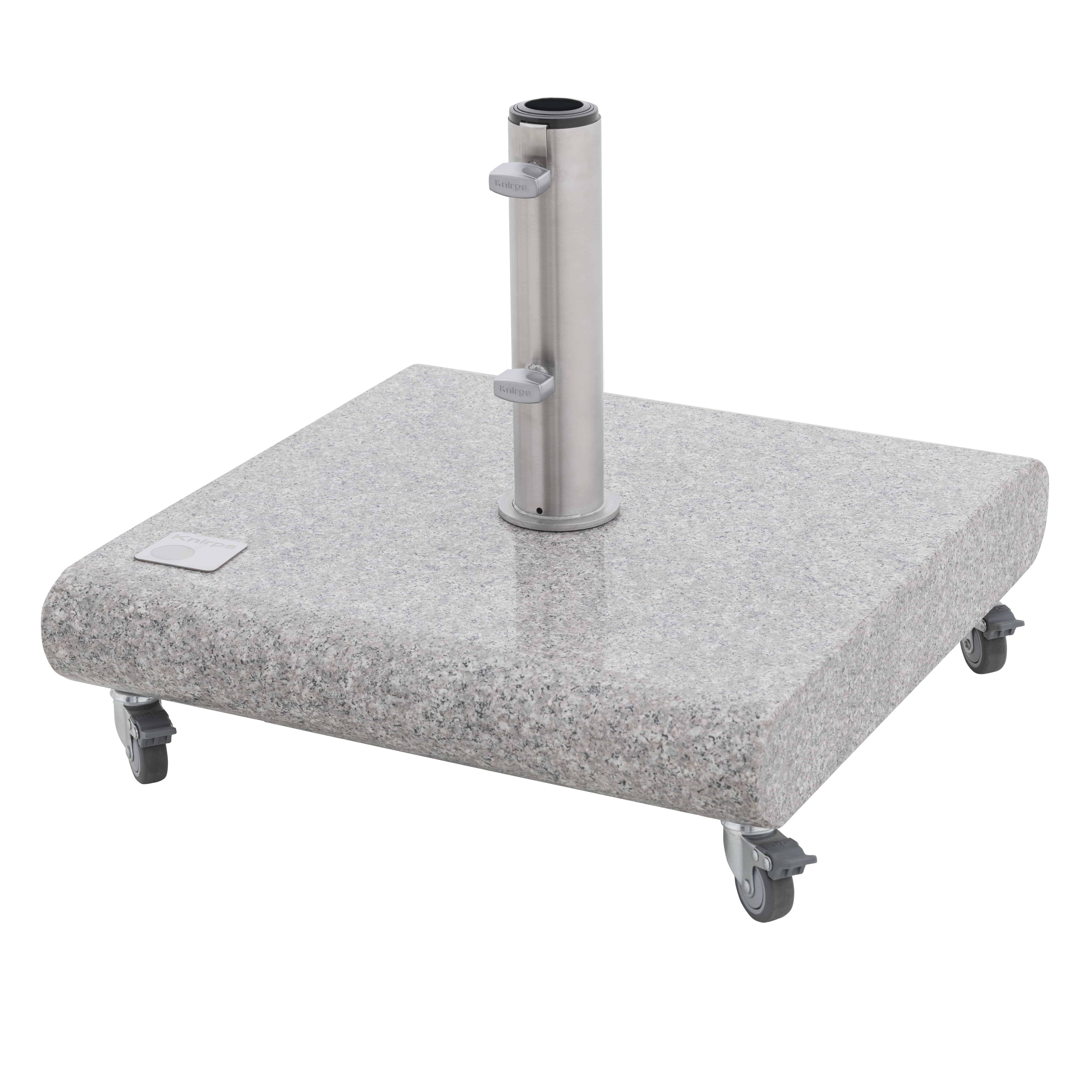 Rolling base, light granite, 70 kg