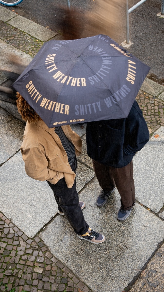 Knirps umbrella from the Karhu collaboration. Knirps umbrella from the Karhu collaboration.
