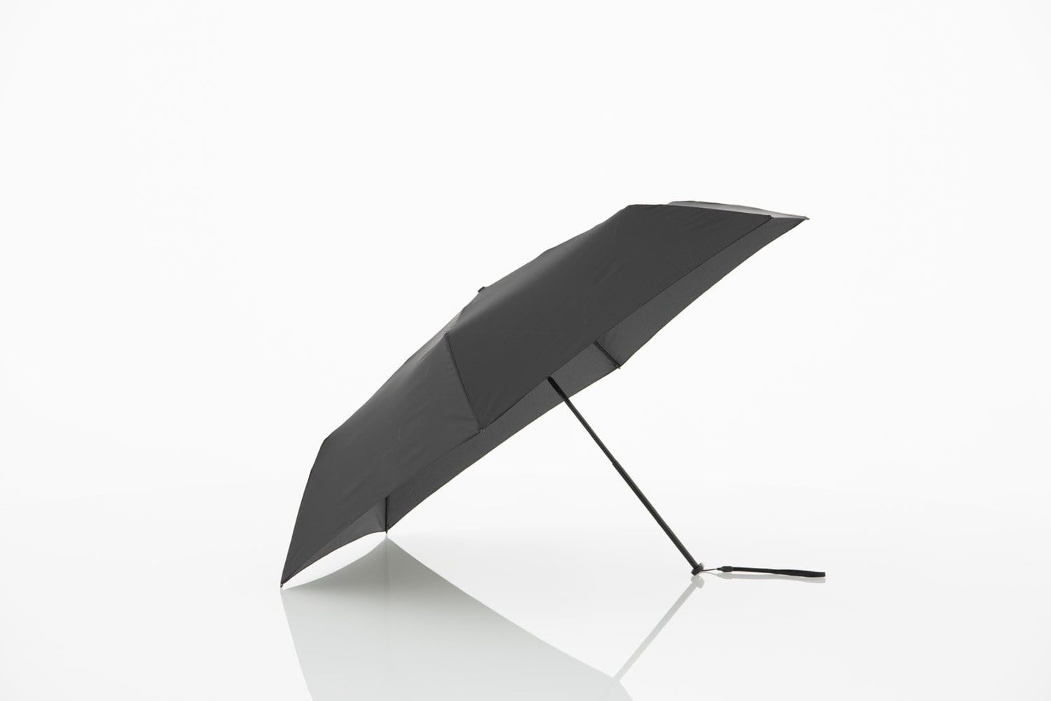 Knirps US.050 ultra light slim manual light blue with black coating 360